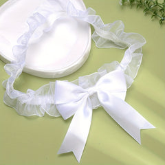 Wide Lace Garter Belt Non slip Satin Bowknot Legs Band