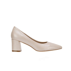 Women's Chunky Heel Pointed Toe Court Shoes