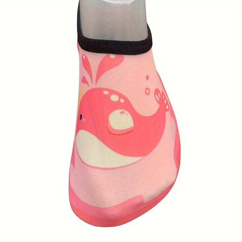Girl's Animals Pattern Barefoot Water Shoes for Swimming Surfing