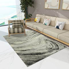 Abstract Woven Area Rugs Modern Anti slip Distressed Outdoor Rugs