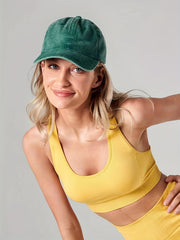 Women's Solid Tank Top Sports Bra - Comfortable Yoga Fitness Vest