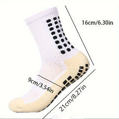 Compression Football Training Socks Men's Mid Tube Casual Comfy Stockings