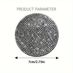 Rhinestone Printed Cup Pads for Car, Non Slip Coaster, Shockproof