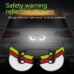 Reflective Cartoon Sticker Safety Label For Car Motorcycle