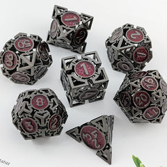 D&D Hollow Metal Dice Sets Pure Copper Engraving Process