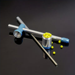 Alloy Bottle Crackling Tube Rubber Ball Funny Toy