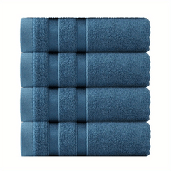 4pcs Bamboo Cotton Face Towels Set Soft Quick Drying Highly Absorbent