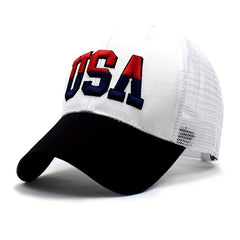 Embroidered Cotton American Flag Baseball Cap