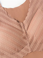 Lace Thermal V-Neck Top Sleeveless