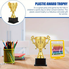 Plastic Golden Trophy for Games and Parties