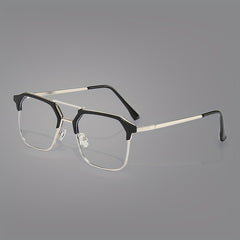 Men's Classic Double Beam Business Glasses