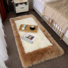 Wool Carpet Bedroom Carpet Bedside Mat Long Hair Thickened Floor Mat