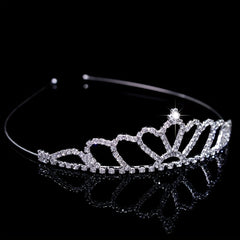 Rhinestone Queen Crown Wedding Tiara Headdress