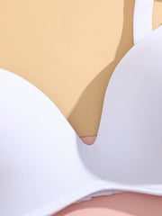 Comfy Push Up Bra Solid T Shirt Breathable Women's Lingerie