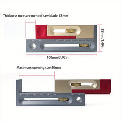 Woodworking Saw Table Saw Groove Adjuster Mortise Tenon Measuring Tool
