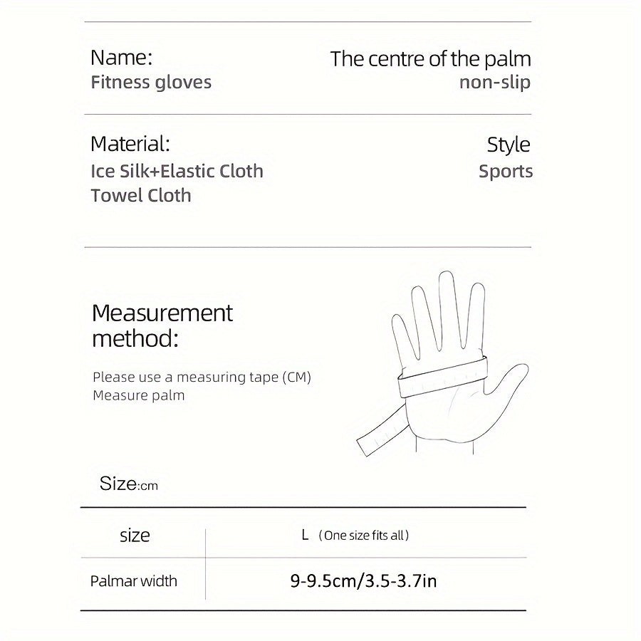 Mountain Bike Half Finger Cycling Gloves Anti Slip Breathable Sweat Absorbing