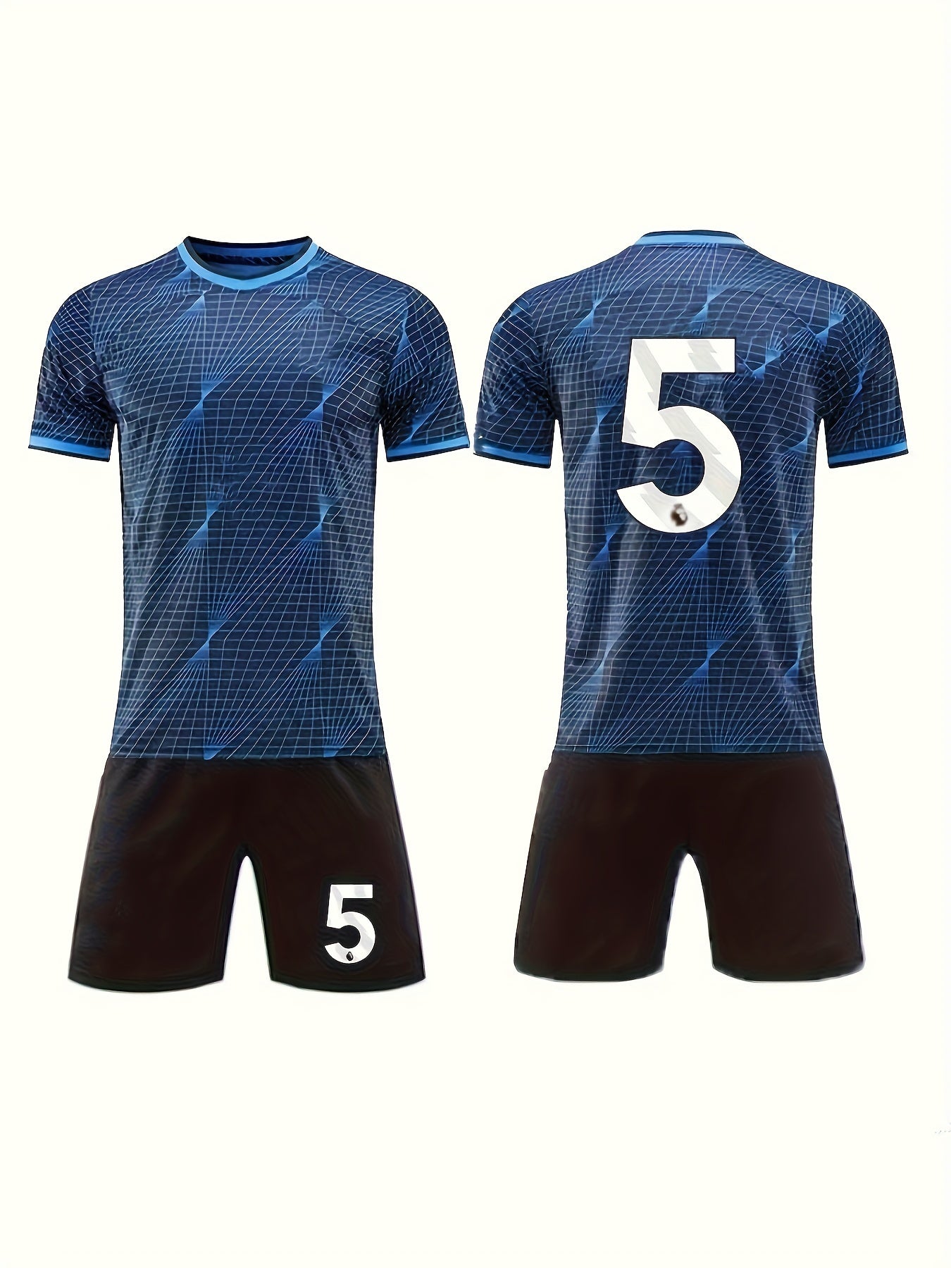 2 Boys Sports Football Training Outfit, Casual Quick drying Short S