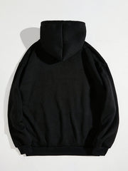 Women's Letter Print Hoodie with Pocket