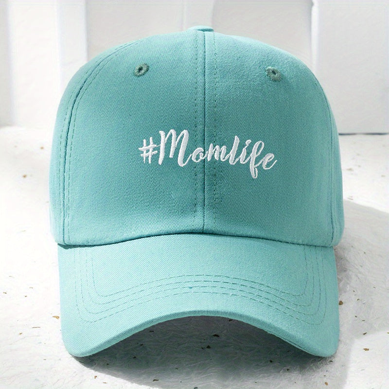 MOMLIFE Ponytail Baseball Cap Vintage Washed Distressed Twill Hat
