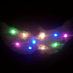 LED Glowing Angel Wings Princess Fairy Wedding Party Props