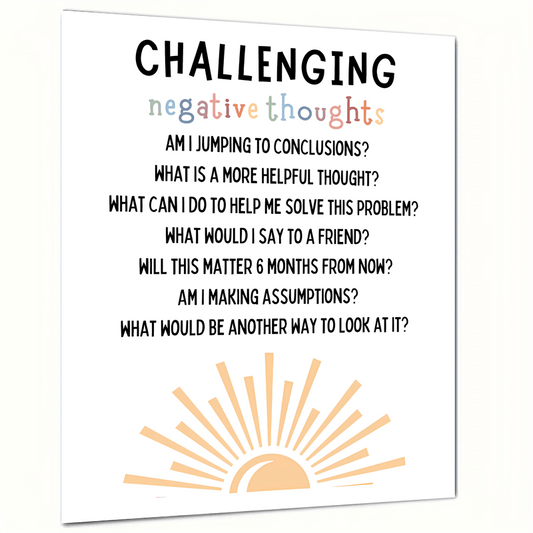 School Counselor Office Decor Growth Mindset Poster Anxiety Relief