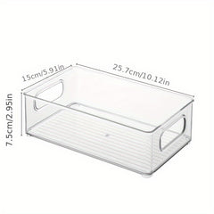 Desktop Storage Box Cosmetic Snack Transparent Basket Skin Care Products