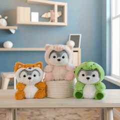 4 Plush Toys Set - Soft & Durable - Ideal Gifts - for Birthdays or Holidays