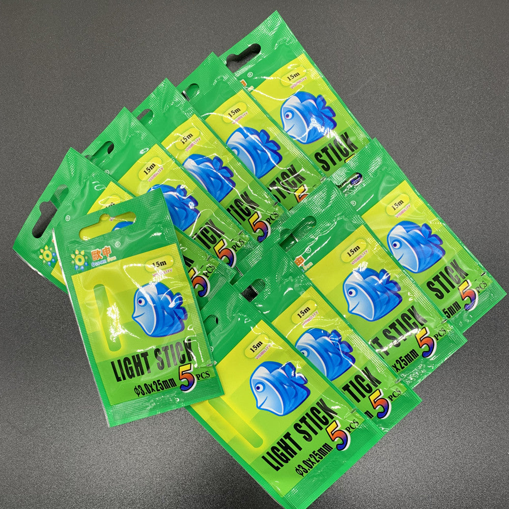 50pcs Glow Sticks for Brightening Your Fishing Rod at Night