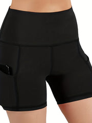 Women's High Waist Tummy Control Biker Shorts