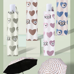 Compact Portable Waterproof UV Protection Umbrella