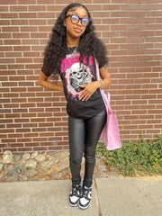 Halloween Skull Graphic T-shirt Women Round Neck Short Sleeve Tee