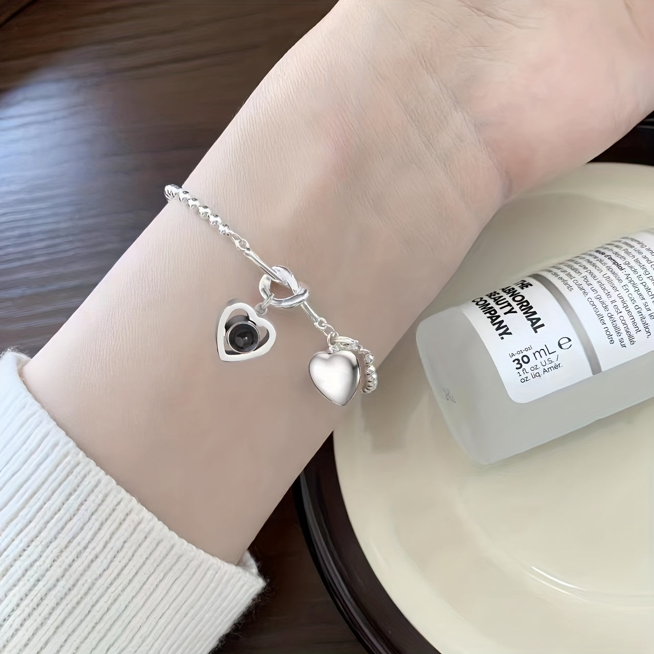 Love Pendant Bracelet Pet Memorial Personalized Handwear Adjustable Bracelet