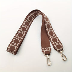 Geometric Pattern Bag Strap Underarm Bag Replacement Strap
