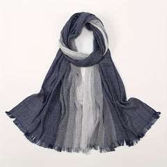 Cotton And Linen Sunscreen Long Scarf For Men Women
