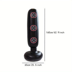 Inflatable Boxing Column Punching Bag Toy Fitness Sandbag