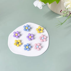 8pcs Flowers Charms for Sandals Girls Women Decoration