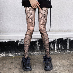 Fishnet Tights High Waist Mesh Pantyhose Women's Stockings