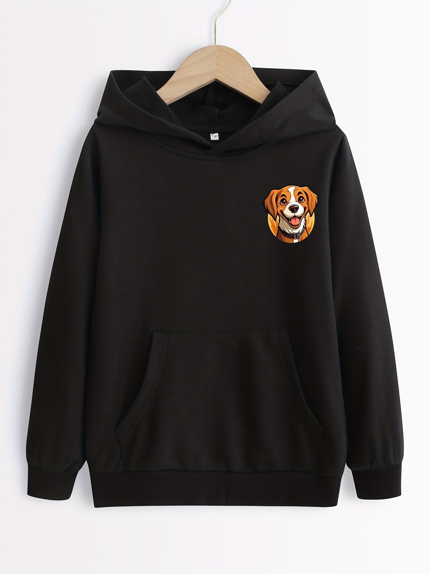 Animal Print Boys Casual Pullover Hoodie Long Sleeve Sweatshirt