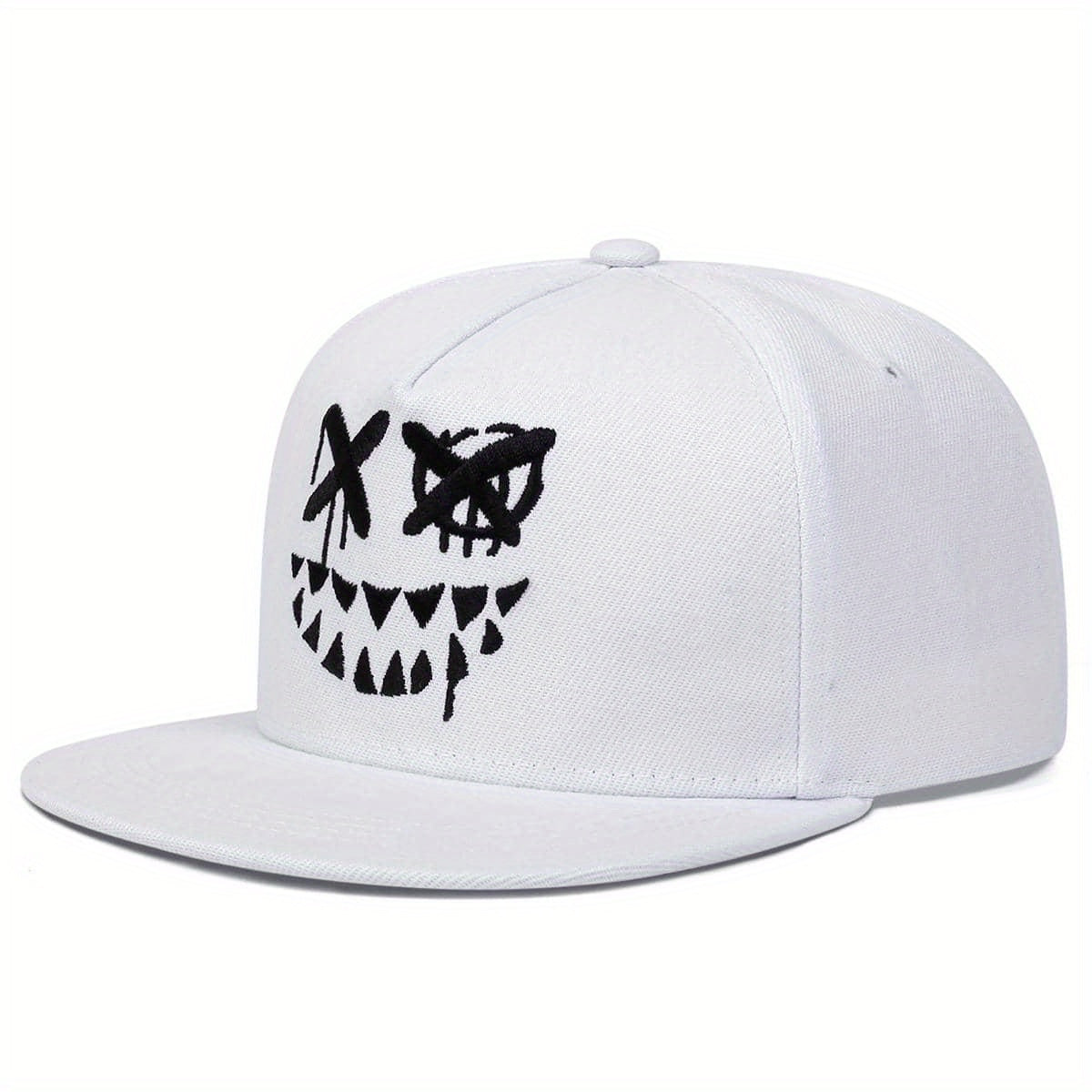 Ghost Face Embroidery Baseball Cap Cartoon Snapback Hat