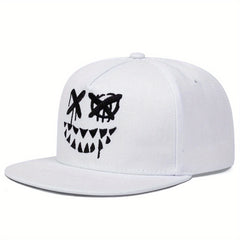 Ghost Face Embroidery Baseball Cap Cartoon Snapback Hat