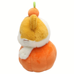 Pumpkin Cat Halloween Plush Stuffed Animal Toy Orange & Plush Pumpkin