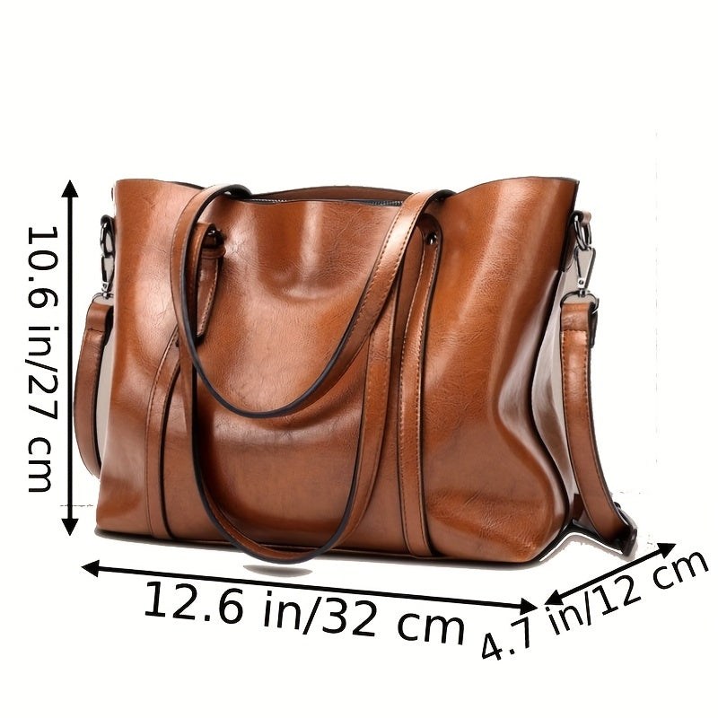 Women Tote Bag Large Capacity Casual Shoulder Crossbody Bag