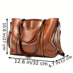 Women Tote Bag Large Capacity Casual Shoulder Crossbody Bag