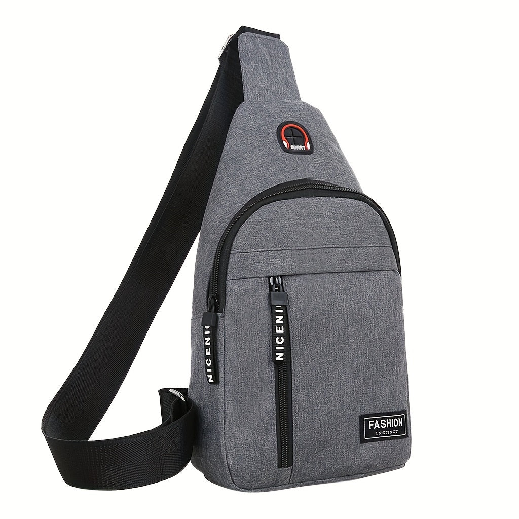 Men's Shoulder Bag Outdoor Sport Waist Bag And Gray