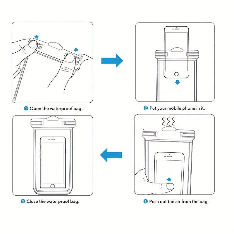 Waterproof Phone Bag For Swimming And Diving - Keep Your Phone Safe