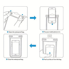 Waterproof Phone Bag For Swimming And Diving - Keep Your Phone Safe