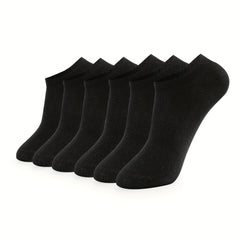 6 Pairs Women's Soft Lightweight Sports Ankle Socks
