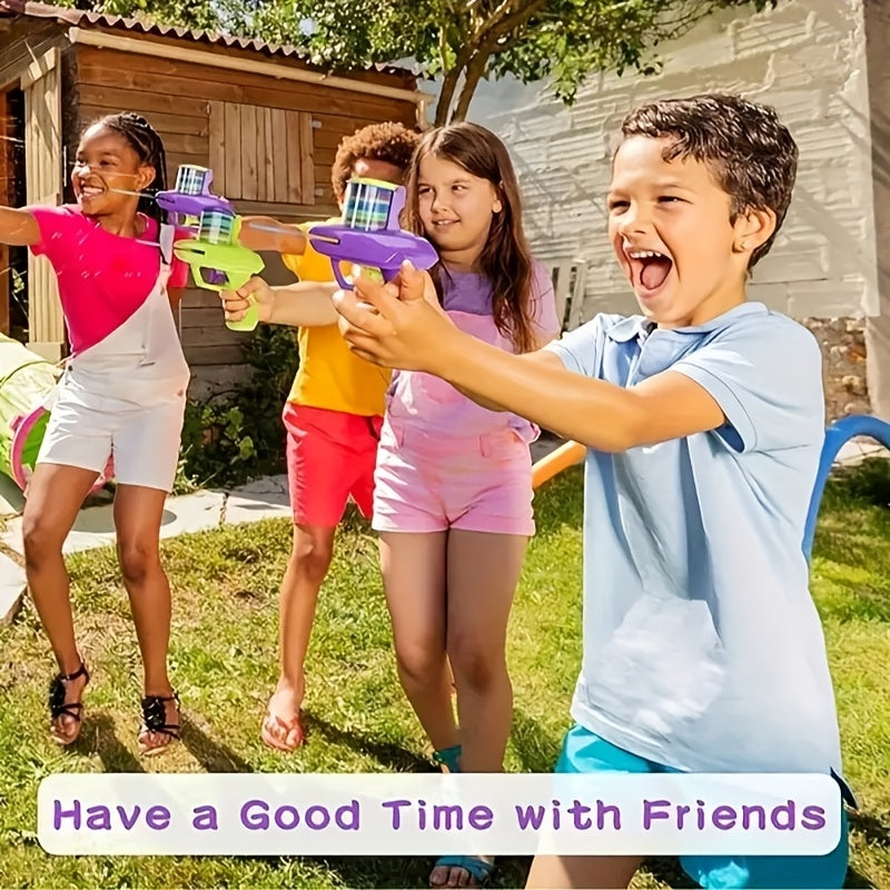Foam Flying Saucer Launcher Toy Handheld for Indoor & Outdoor Games