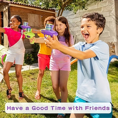 Foam Flying Saucer Launcher Toy Handheld for Indoor & Outdoor Games