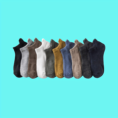 10 Pairs Men's Crew Socks Outdoor Street Sports All Seasons
